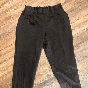 Black High-Waisted Pants